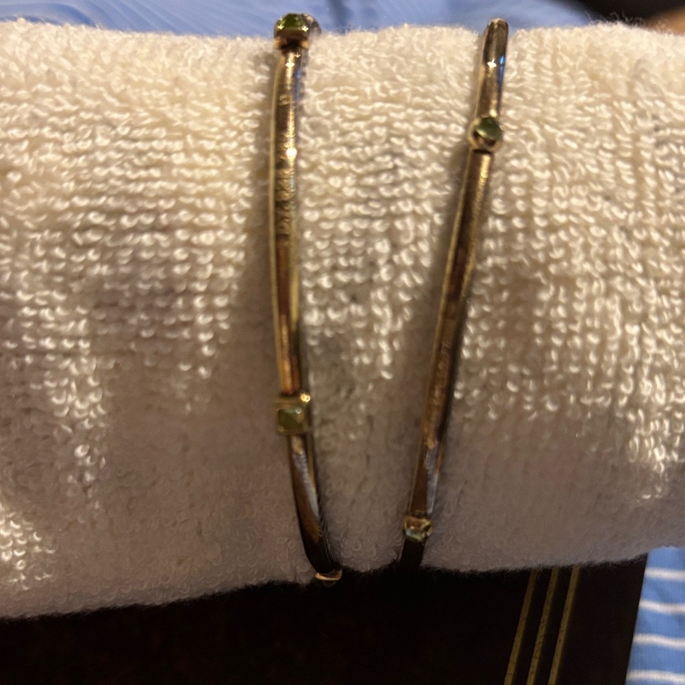 David Yurman, solid 18 karat gold and sterling silver bracelet( one Bracelet)